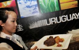 The big barbeque at Uruguay’s stand in the Shanghai World Expo