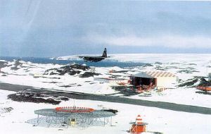 Chile’s Pte. Eduardo Frei landing strip in Antarctica 