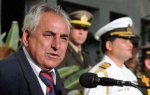 Uruguay’s Defence minister Luis Rosadilla 