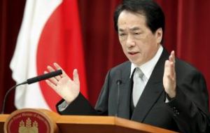 Prime Minister Naoto Kan and manufacturers concerned with strength of the Yen
