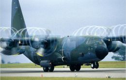 The Hercules C-130, one of the most popular military cargo planes in the world 
