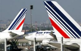 The French flag air carrier is working with an occupancy rate of 90%