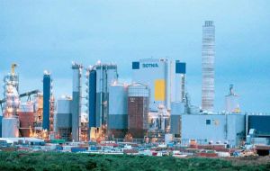  The UPM/Botnia pulp mill plant on the River Uruguay 