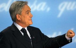 Chilean conservative president Sebastián Piñera 