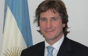 Economy Minister Amado Boudou