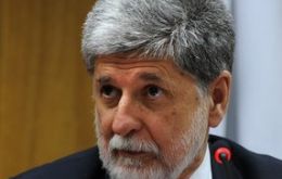 Brazilian Foreign Affairs minister Celso Amorim 