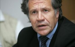 Luis Almagro gave an X-ray version of Mercosur at Government House 
