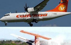 Conviasa ATR42 crashed killing 16 people 