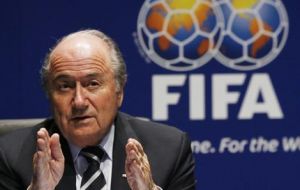 President Joseph S. Blatter: “this is a historic moment for football”