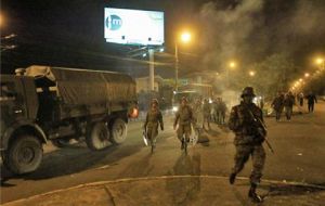 Exchange of fire broke out when the Army moved into the hospital 