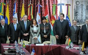 Mrs. Kirchner convened the summit 