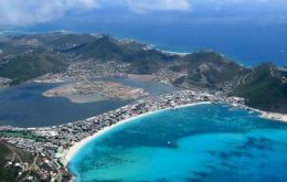 St Marteen one of the famous tourism resorts of the Caribbean 