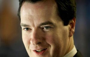 Chancellor George Osborne, the ax-man, in Parliament  