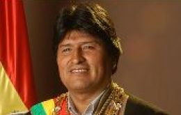 Bolivian president Evo Morales 