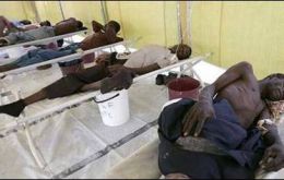 Conditions in Haiti for looking after patients are very primitive 