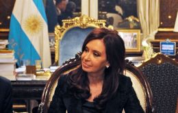  In a five minutes address, at times tearful, the Argentine president confirmed she’s back  