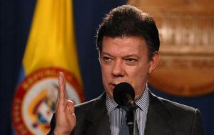 Colombian president Juan Manuel Santos 