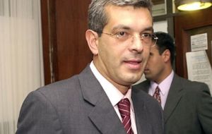 Agriculture minister Julian Dominguez made the announcement 