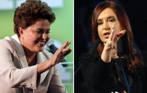 Female leaders, Dilma Rousseff  and Cristina Fernandez 