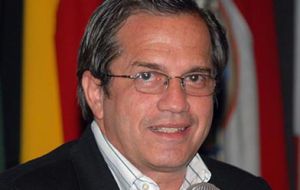 Ecuadorean Foreign Affairs minister Ricardo Patiño     