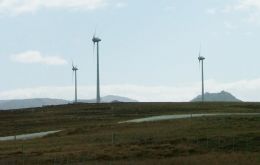 The Islands have six wind turbines; the last three became operational in February 