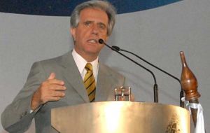 Uruguayan former president Tabare Vazquez 