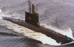 Brazilian conventional submarines on patrol 