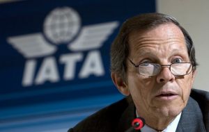 IATA chief executive officer Giovanni Bisignani