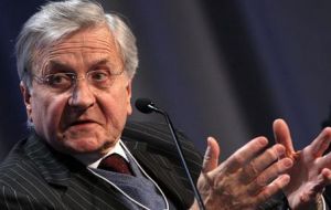 European Central Bank president Jean Claude Trichet 