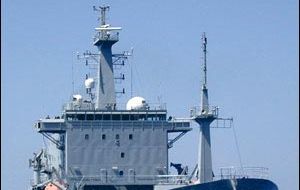 The 13.500 tons vessel is the Royal Navy's deep-water ocean survey vessel and the sixth largest vessel in the fleet.