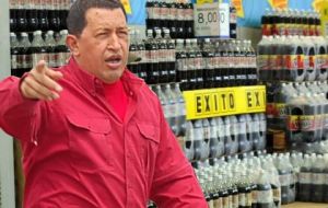 Retailing, new responsibility for President Chavez administration
