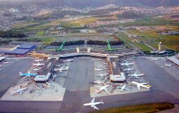 Sao Paulo Guarulhos, one of the most congested airports 