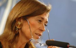 Argentina’s Industry minister Debora Giorgi 
