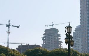 Construction is booming in Buenos Aires  