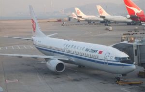 Air China, Singapore Airlines and Cathay Pacific among the leading companies 