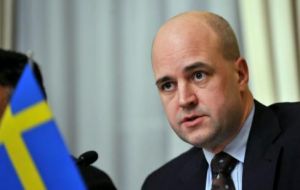 Prime Minister Fredrik Reinfeldt's