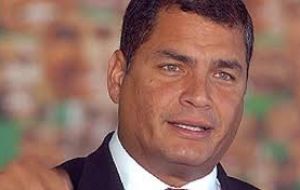 President Rafael Correa sent a letter to his peer Mahmoud Abbas 