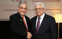 President Piñera is expected in Israel and the Palestine territories