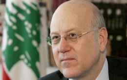 Lebanon's prime minister-designate, Najib Mikati
