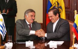 Ambassador Delgado and Foreign Minister Patiño 
