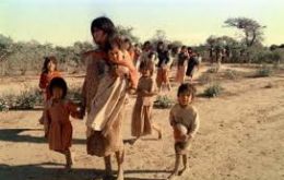 Indigenous colonies in the northern territory of Argentina 
