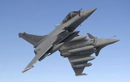 The French Rafale fighter from Dassault Aviation 