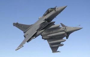 The French Rafale fighter from Dassault Aviation 