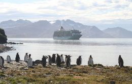 The large cruise “The World”; Fishery Patrol “Pharos SG” and BAS “RRS James Clark Ross” also called at Grytviken 