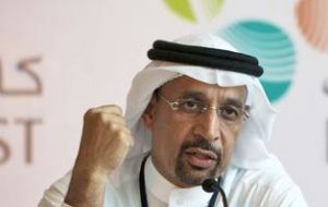 Saudi Aramco CEO Khalid al-Falih: 9 million bpd, and 3.5 million more if needed