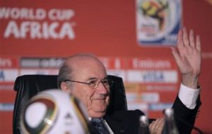 President Joseph S. Blatter praised success of the South Africa World Cup.