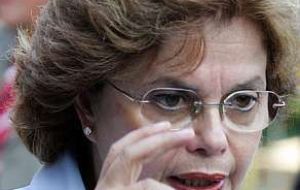 President Rousseff, “we won’t allow inflation by any means to get out of control”