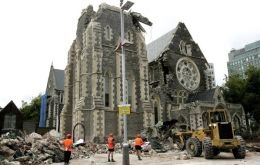 Rescue officials say no bodies were found in the rubble of the city's iconic cathedral