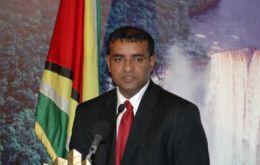 Guyana President Bharrat Jagdeo holds the pro tempore presidency