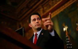 Republican Governor Scott Walker victory in Wisconsin is considered a milestone change in labour relations 